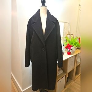 Wilfred The Only Coat Black wool/cashmere Sz 2